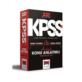 2023 KPSS Genel Yetenek Genel Kültür Konu Anlatımlı Modüler Set