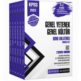 2023 KPSS Genel Yetenek Genel Kültür Konu Anlatımlı Modüler Set
