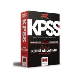 2023 KPSS Genel Yetenek Genel Kültür Konu Anlatımlı Modüler Set