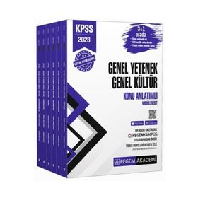 2023 KPSS Genel Yetenek Genel Kültür Konu Anlatımlı Modüler Set