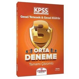2023 KPSS Genel Yetenek Genel Kültür Orta 3 Deneme Çözümlü Yönerge Yayınları