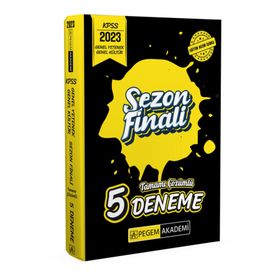 2023 KPSS Genel Yetenek Genel Kültür Sezon Finali Tamamı Çözümlü 5 Deneme Pegem Akademi