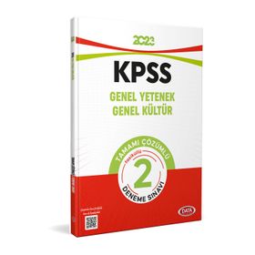 2023 KPSS Genel Yetenek Genel Kültür Tamamı Çözümlü 2 Fasikül Deneme Sınavı - Data Yayınları