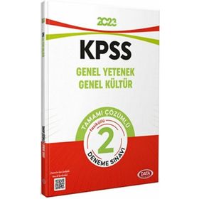 2023 KPSS Genel Yetenek Genel Kültür Tamamı Çözümlü 2 Fasikül Deneme Sınavı - Data Yayınları
