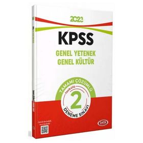 2023 KPSS Genel Yetenek Genel Kültür Tamamı Çözümlü 2 Fasikül Deneme Sınavı - Data Yayınları