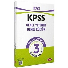 2023 KPSS Genel Yetenek Genel Kültür Tamamı Çözümlü 3 Fasikül Deneme Sınavı - Data Yayınları