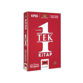 2023 KPSS GK-GY 5 Ders Tek Kitap Tüm Dersler Konu Anlatımı - Yargı Yayınları