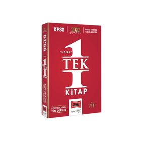 2023 KPSS GK-GY 5 Ders Tek Kitap Tüm Dersler Konu Anlatımı - Yargı Yayınları