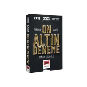 2023 KPSS GY-GK Fasikül Fasikül Tamamı Çözümlü 10 Altın Deneme - Yargı Yayınları