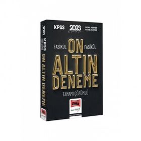 2023 KPSS GY-GK Fasikül Fasikül Tamamı Çözümlü 10 Altın Deneme - Yargı Yayınları