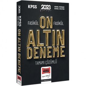 2023 KPSS GY-GK Fasikül Fasikül Tamamı Çözümlü 10 Altın Deneme - Yargı Yayınları