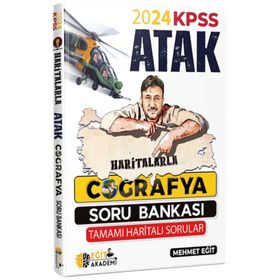 2023 KPSS Haritalarla Atak Coğrafya Soru Bankası