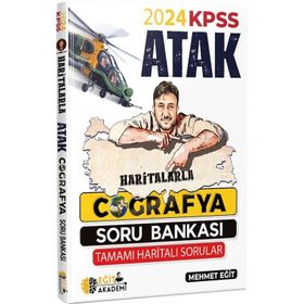 2023 KPSS Haritalarla Atak Coğrafya Soru Bankası