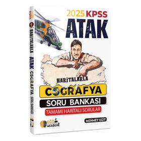 2023 KPSS Haritalarla Atak Coğrafya Soru Bankası
