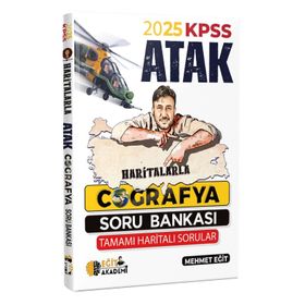 2023 KPSS Haritalarla Atak Coğrafya Soru Bankası