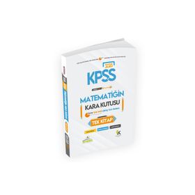 2023 Kpss Matematiğin Kara Kutusu Tek Kitap Dijital Çözümlü Konu Özetli Ösym Çıkmış Soru Bankası