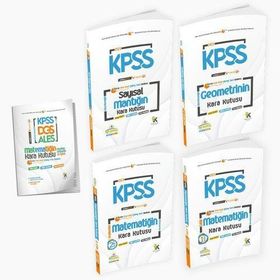 2023 Kpss Matematik 1 ve 2.Cilt-Geometri ve Sayısal Mantık Kara Kutu Dijital Çözümlü Soru Bankası Set