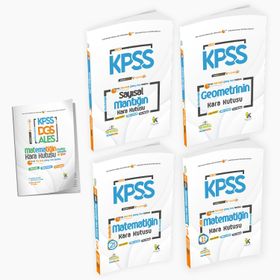 2023 Kpss Matematik 1 ve 2.Cilt-Geometri ve Sayısal Mantık Kara Kutu Dijital Çözümlü Soru Bankası Set