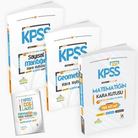 2023 Kpss Matematik Tek Kitap Geometri ve Sayısal Mantık Kara Kutu Dijital Çözümlü Soru Bankası Set