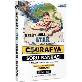 2023 Kpss Mehmet Eğit Haritalarla Atak Coğrafya Soru Bankası