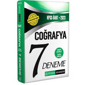 2023 Kpss Öabt Coğrafya Öğretmenliği 7 Deneme