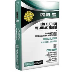2023 Kpss Öabt Din Kültürü ve Ahlak Bilgisi İmam Hatip Lisesi Meslek Lisesi Konu Anlatımlı