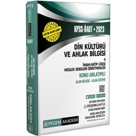 2023 Kpss Öabt Din Kültürü ve Ahlak Bilgisi İmam Hatip Lisesi Meslek Lisesi Konu Anlatımlı