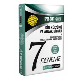 2023 Kpss Öabt Din Kültürü ve İmamhatip Lisesi Öğretmenliği 7 Deneme