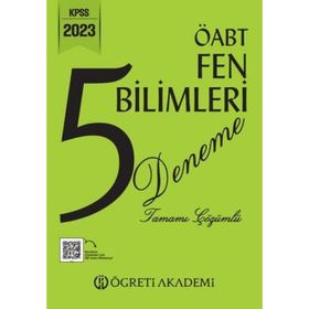 2023 Kpss Öabt Fen Bilimleri 5 Deneme