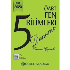 2023 Kpss Öabt Fen Bilimleri 5 Deneme