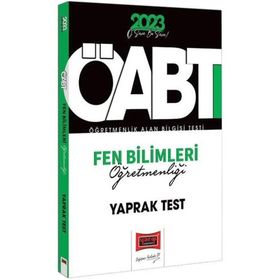 2023 Kpss Öabt Fen Bilimleri Öğretmenliği Çek Kopart Yaprak Test - Yargı Yayınları