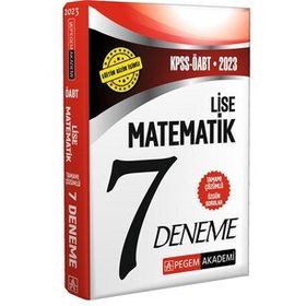 2023 KPSS ÖABT Lise Matematik Öğretmenliği 7 Deneme - Pegem Yayınları