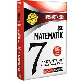 2023 KPSS ÖABT Lise Matematik Öğretmenliği 7 Deneme - Pegem Yayınları