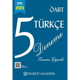 2023 Kpss Öabt Türkçe 5 Deneme