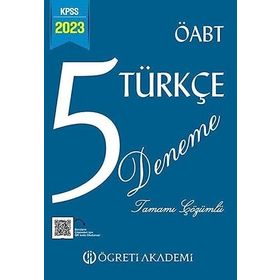 2023 Kpss Öabt Türkçe 5 Deneme