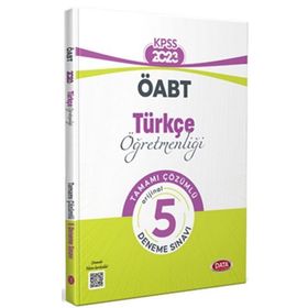 2023 KPSS ÖABT Türkçe Öğretmenliği Tamamı Çözümlü 5 Deneme Data Yayınları