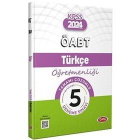 2023 KPSS ÖABT Türkçe Öğretmenliği Tamamı Çözümlü 5 Deneme Data Yayınları