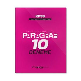 2023 KPSS Paragraf Yeni Nesil 10 Deneme Marka Yayınları