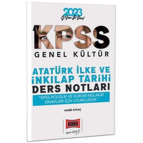 2023 KPSS Polislik ve Kurum Mülakat Sınavları İçin Atatürk İlke ve İnkılap Tarihi Ders Notları - Yargı Yayınları