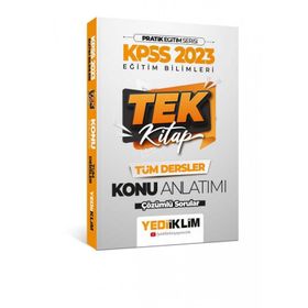 2023 Kpss Pratik Eğitim Serisi Eğitim Bilimleri Tek Kitap Konu