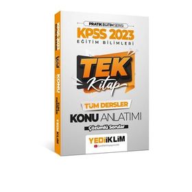 2023 Kpss Pratik Eğitim Serisi Eğitim Bilimleri Tek Kitap Konu