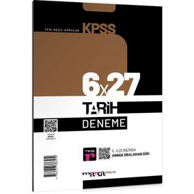 2023 KPSS Tarih 6x27 Deneme Tamamı Video Çözümlü - Marka Yayınları