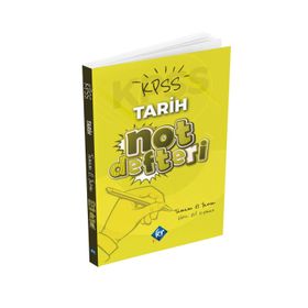 2023 KPSS Tarih Konu Anlatımlı Not Defteri KR Akademi Yayınları