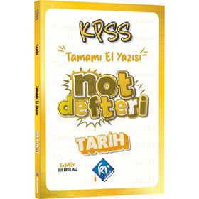2023 KPSS Tarih Konu Anlatımlı Not Defteri KR Akademi Yayınları