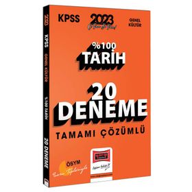 2023 KPSS Tarih Tamamı Çözümlü 20 Deneme Yargı Yayınları