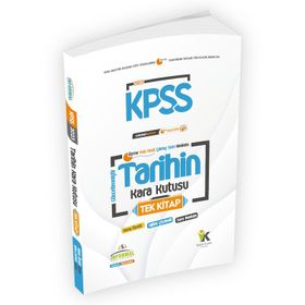 2023 Kpss Tarihin Kara Kutusu Tek Kitap Dijital Çözümlü Konu Özetli Ösym Çıkmış Soru Havuzu Bankası