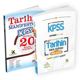 2023 Kpss Tarihin Kara Kutusu Tek Kitap Manifesto Branş Denemesi Çözümlü Deneme ve Soru Bankası Seti