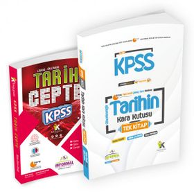2023 KPSS Tarihin Kara Kutusu Ve Tarih Cepte Konu-Soru-Cevap Konu Özetli Dijital Çözümlü 2'li Set - İnformal Yayınları