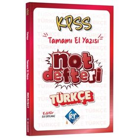 2023 KPSS Türkçe Konu Anlatımlı Not Defteri