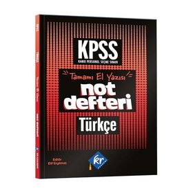 2023 KPSS Türkçe Konu Anlatımlı Not Defteri